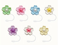 Hawaiian Flower Straw Covers