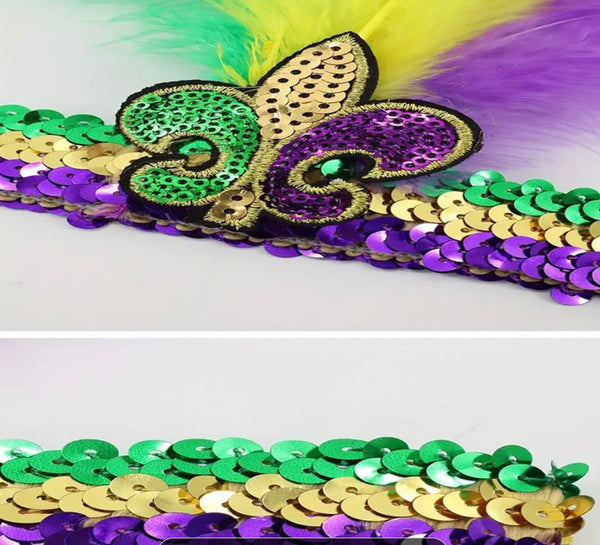 Mardi Gras Headband