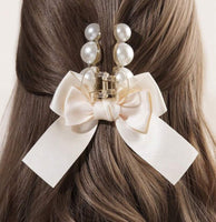 Faux Pearl Hair Clip