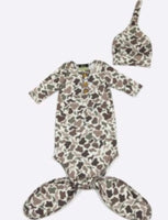 Knotted Camo Gown