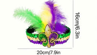 Mardi Gras Headband