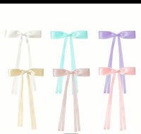 Silky Satin Bow Streamers(2 streamers)