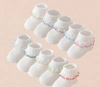 Lace Colored Ankle Socks