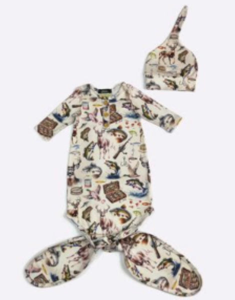 Knotted Hunt & Fishing Gown
