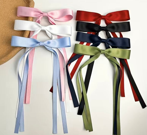 Bow Hair Clips(Streamers)