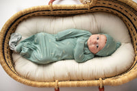Arrow Print Knotted Newborn Baby Gown