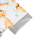 Charlie's Project Kids - PoshTOT Sloth Bamboo Baby Shorty Zippy Romper: 0-3M