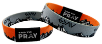 Tap To Pray Wristbands Jesus is Lord / Powered by Faith