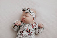 Three Little Tots - Floral Flower Knotted Gown: Gown Only