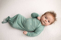 Arrow Print Knotted Newborn Baby Gown