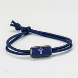 TTP Tactical Bracelet Navy + Cross