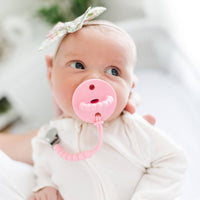 Cutie Slant Pacifier + Teether: Ballerina