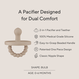 Cutie PAT Bulb Pacifier + Teether: Jam