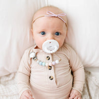 Cutie Slant Pacifier + Teether: Ballerina