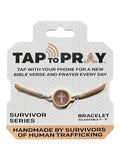 Tap To Pray™Survivor Series Handmade Bracelets 14K Gold-Plated + It Is Well