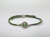 Tap To Pray™ - Survivor Series Handmade Bracelets Mocha + Cross