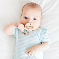 Cutie Slant Pacifier + Teether: Ballerina