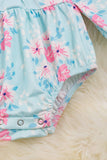 Pastel Floral Onesie/Bubble