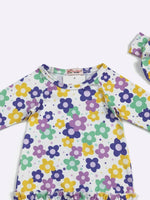 Mardi Daisy Baby Gown