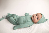 Arrow Print Knotted Newborn Baby Gown