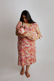 Three Little Tots - Wild Child Floral Hawaiian Knotted Gown: Gown Only