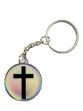 Tap To Pray Keychains: Pink Crystal + God Is Greater