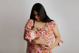 Three Little Tots - Wild Child Floral Hawaiian Knotted Gown: Gown Only