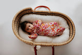 Three Little Tots - Wild Child Floral Hawaiian Knotted Gown: Gown Only