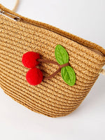 Cherry Accent Crossbody Bag