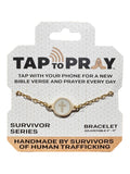 Tap To Pray™Survivor Series Handmade Bracelets 14K Gold-Plated + It Is Well