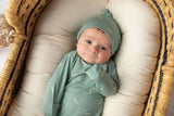 Arrow Print Knotted Newborn Baby Gown