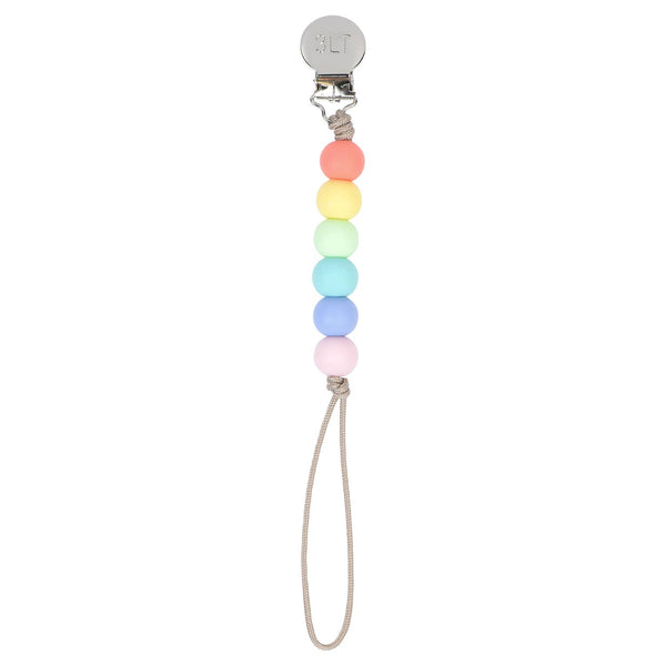 Spring Rainbow Paci Clip