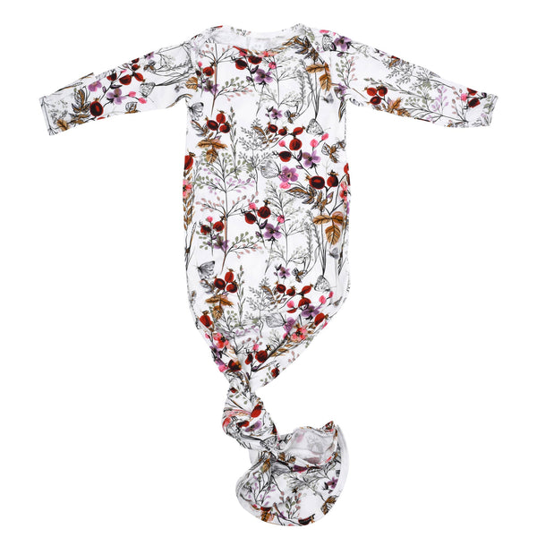 Three Little Tots - Floral Flower Knotted Gown: Gown Only