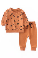 Brown Cheetah 2 pcs set