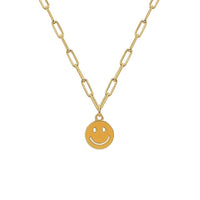 Smiley Gold Necklace