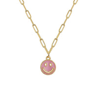 Smiley Gold Necklace