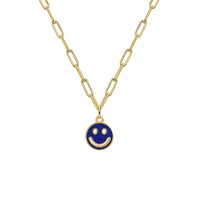 Smiley Gold Necklace