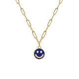 Smiley Gold Necklace