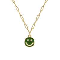 Smiley Gold Necklace