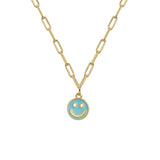 Smiley Gold Necklace