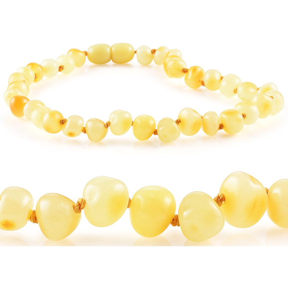 Kids | "Grow With Me" Baltic Amber Necklace Sets ~ Butter