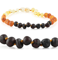 Kids | "Grow With Me" Baltic Amber Necklace Sets ~ Raw Rainbow