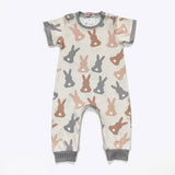 Muted Rabbit Romper