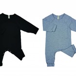 Organic Cotton Raw Edge Romper