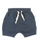 Heather Navy Jogger Shorts