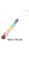 Petite Jewel Pacifier & Toy Clip-Silicone