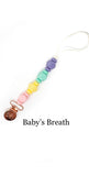 Petite Jewel Pacifier & Toy Clip-Silicone