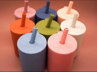 Silicone Cup with Straw