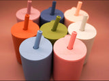 Silicone Cup with Straw