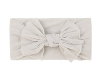 Wide Brimmed Nylon Bow Headband